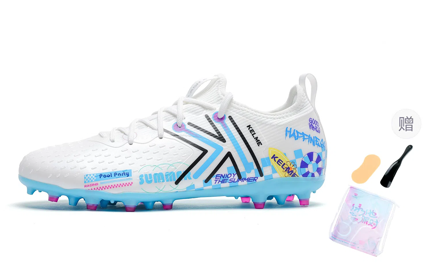 KELME 5.0 White Blue