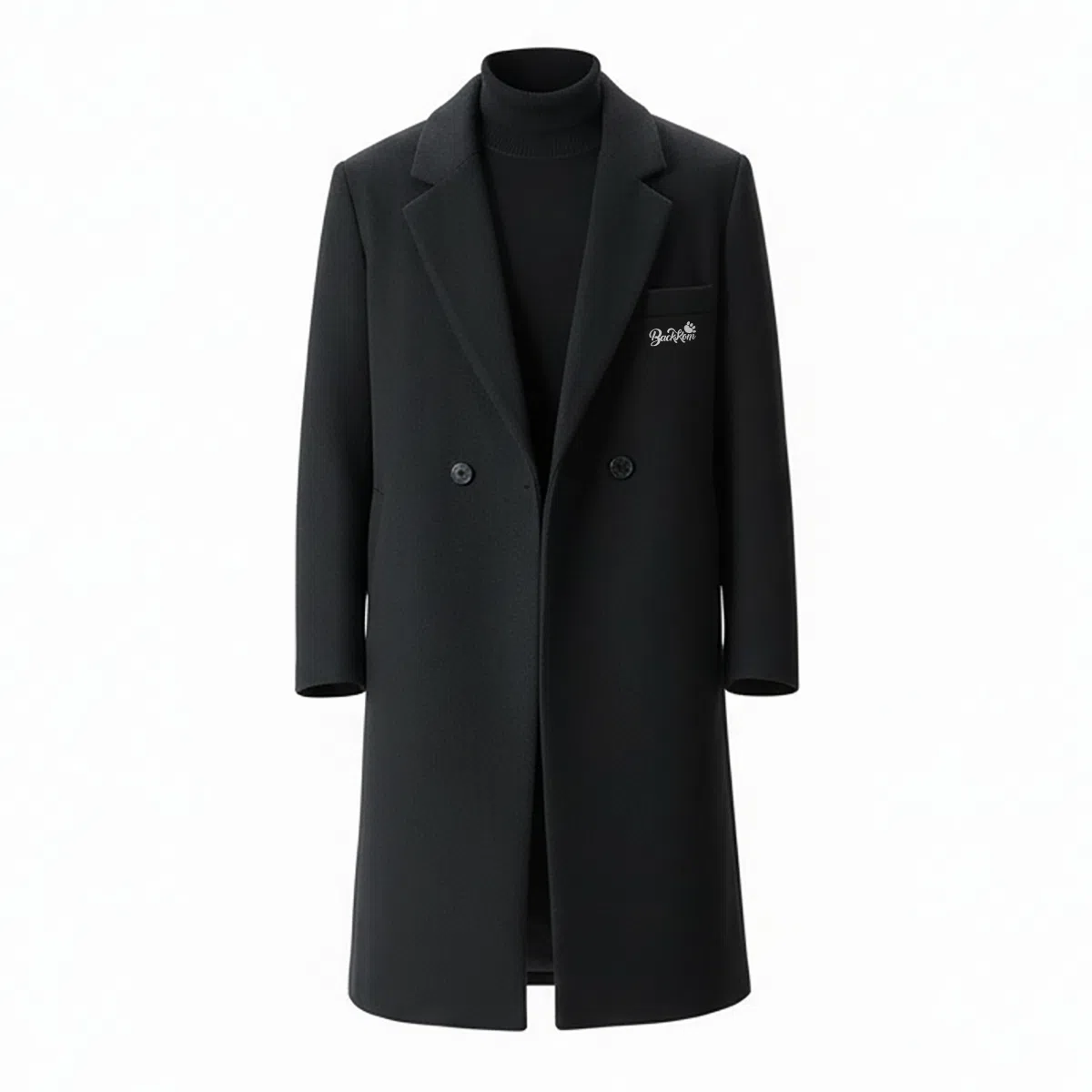 大卫贝肯 美式经典复古中长款过膝高级感时尚百搭宽松大衣 男女同款