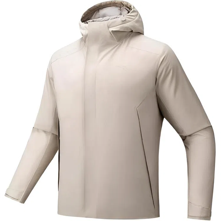 超级安踏 连帽拉链纯色羽绒服 男款