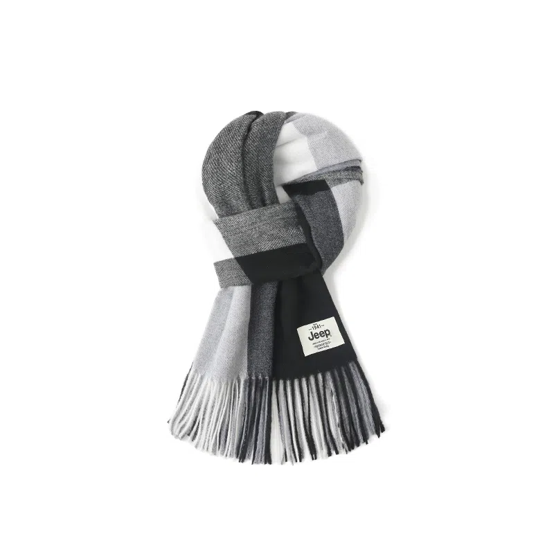 Jeep Colorblock Plaid Scarf