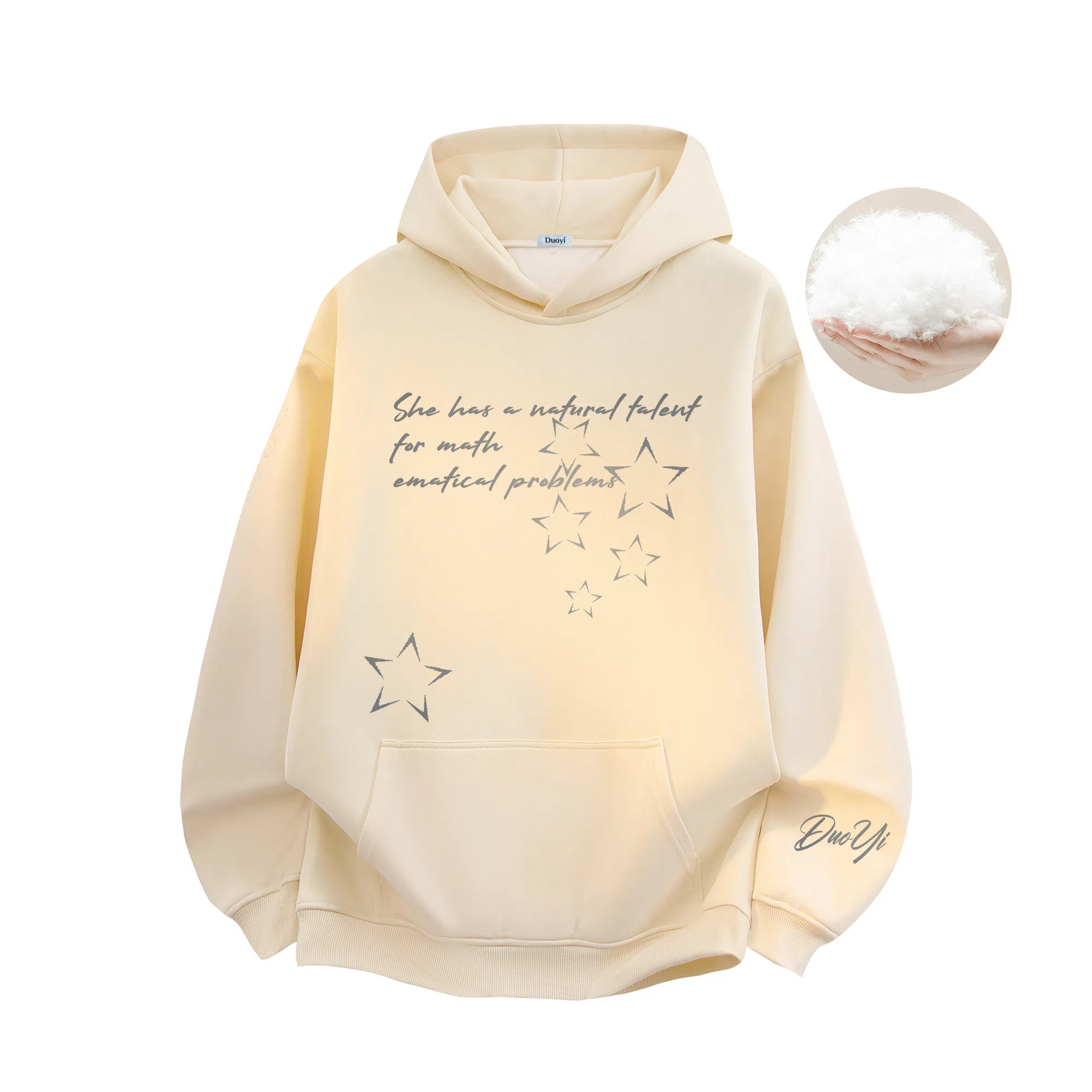 Duoyi Star Logo Pullover Down Jacket