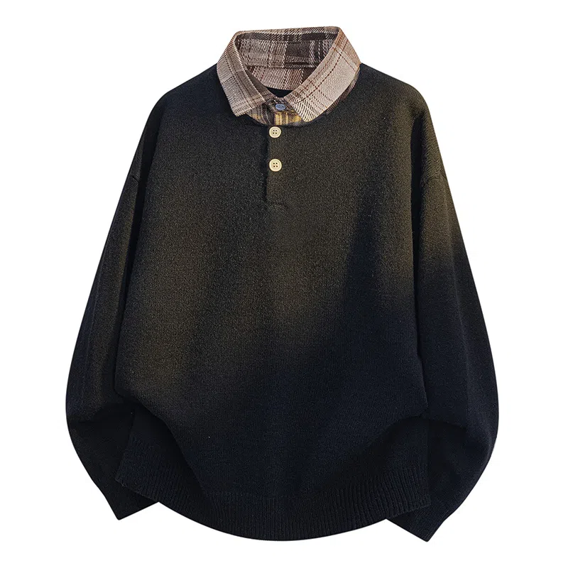 D&W Layered Shirt Sweater