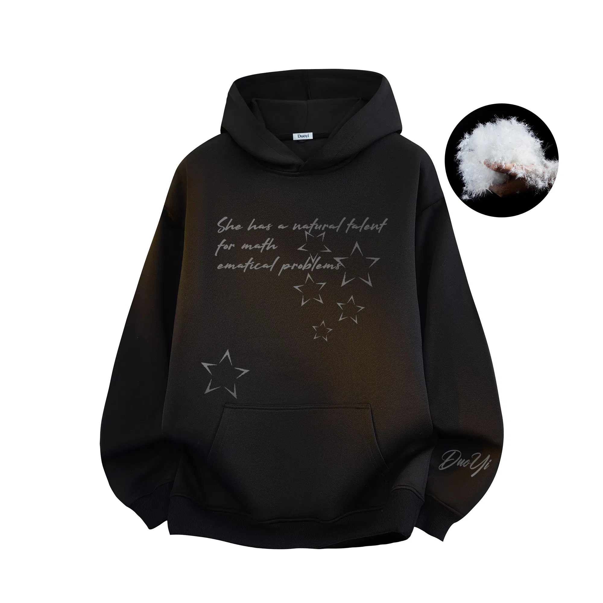 Duoyi Star Logo Pullover Down Jacket