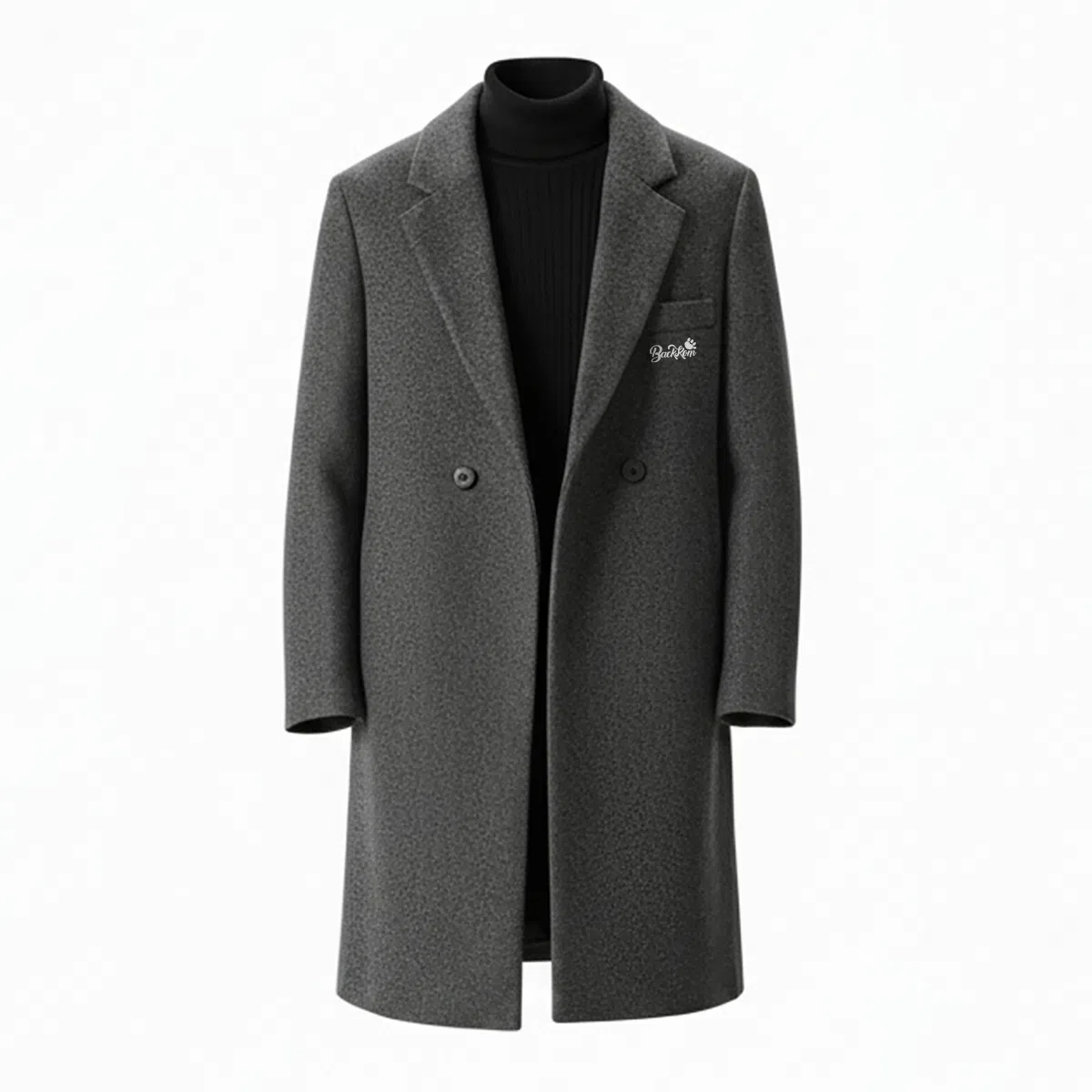 大卫贝肯 美式经典复古中长款过膝高级感时尚百搭宽松大衣 男女同款