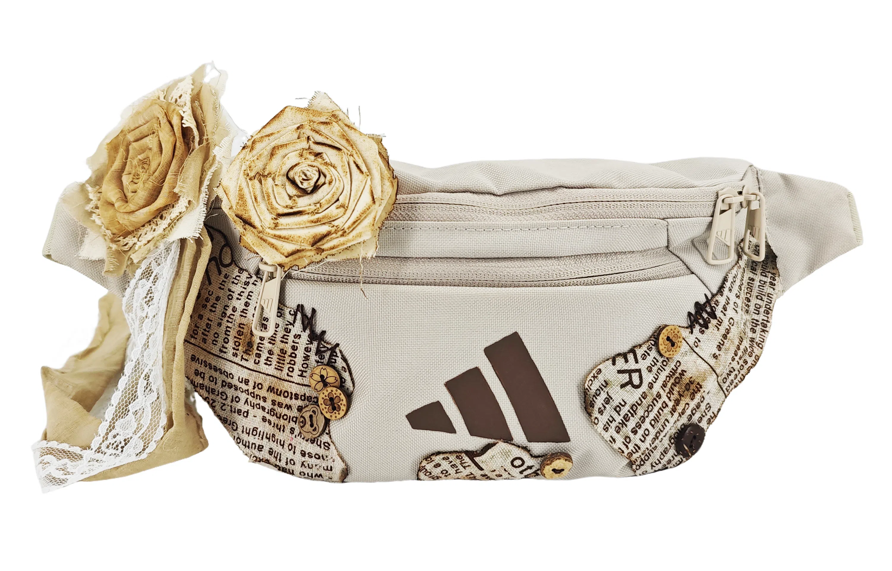 adidas Waist Bag Off-White Vintage