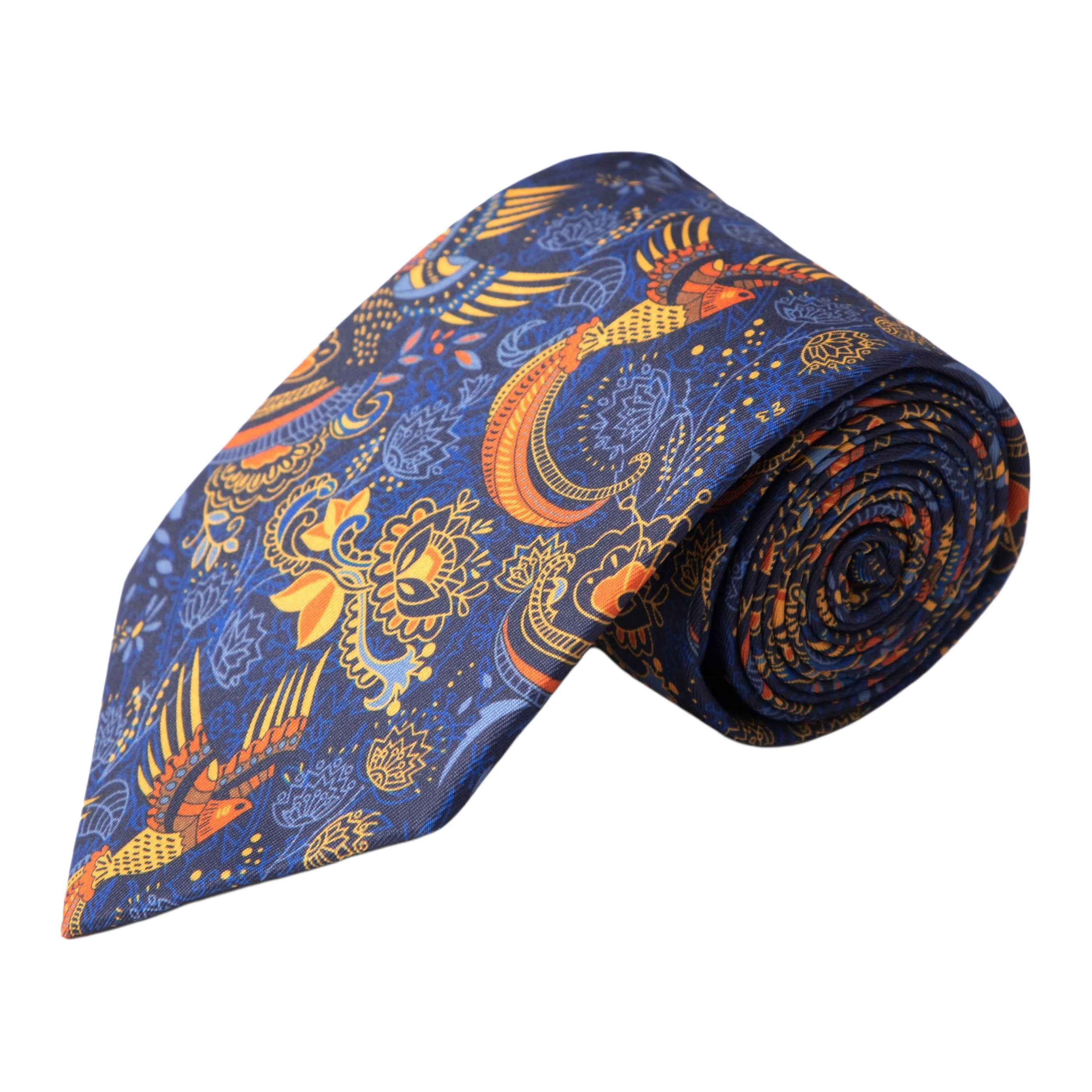 红豆 高端品质复古花卉优雅设计经典图案商务休闲 涤纶 领带 男款