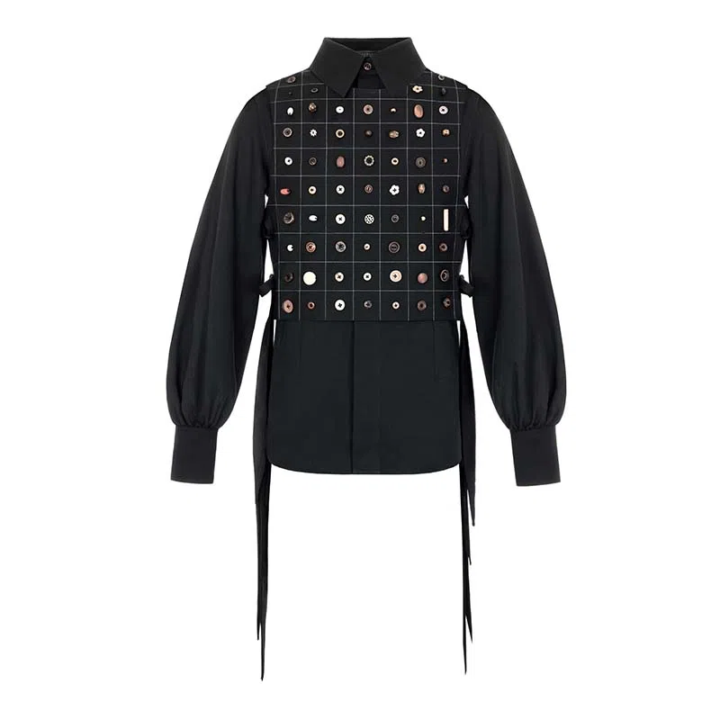 VALLEYOUTH Vintage Button Vest Set