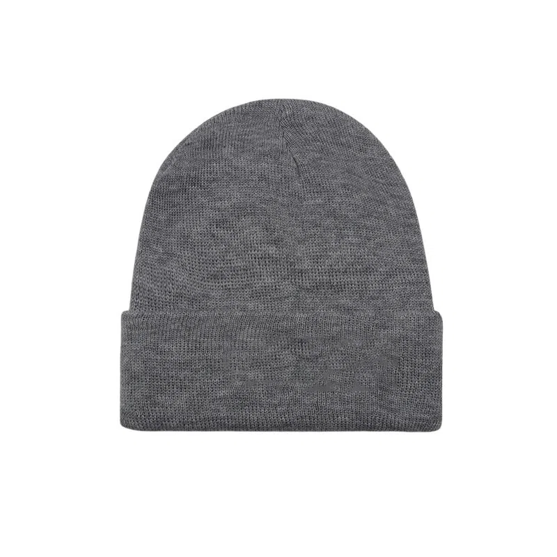 艾佳微 软糯复古休闲时尚百搭毛线秋冬通勤保暖针织帽护耳套头帽户外防风防寒帽潮 腈纶 绒线帽 男女同款情侣款