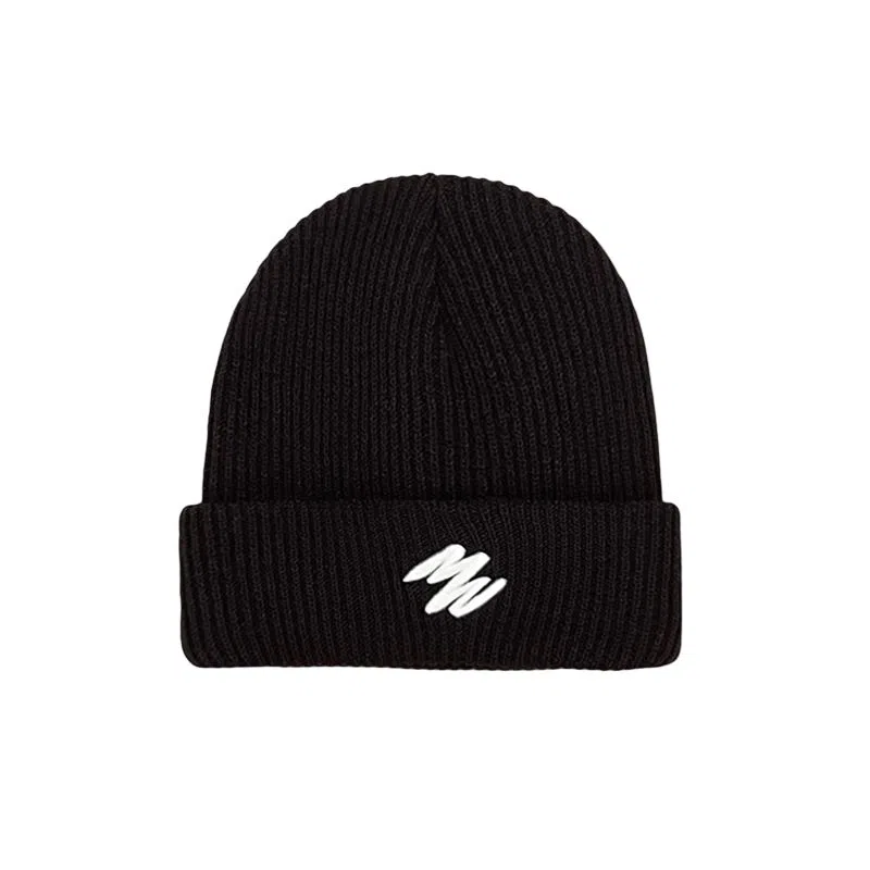 艾佳微 复古休闲时尚百搭毛线秋冬通勤保暖针织帽护耳套头帽户外防风防寒帽潮 腈纶 绒线帽 男女同款情侣款