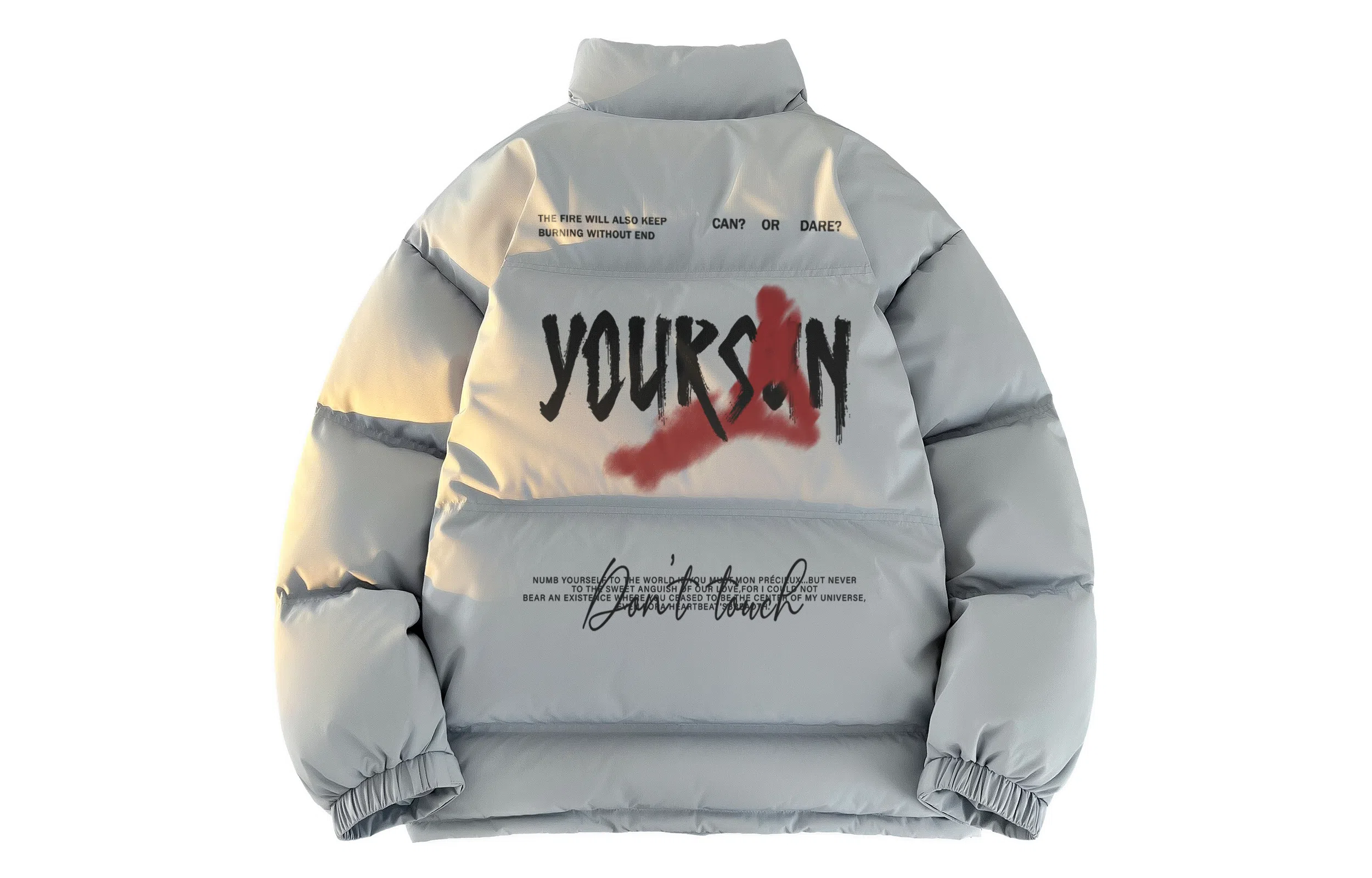 Yiershuang Outdoor Graffiti Down Jacket