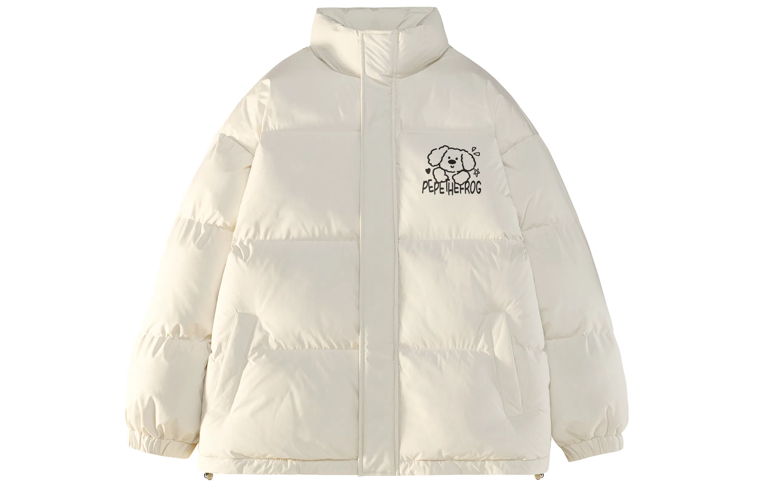 Pepe the Frog Long Sleeve Puffer Jacket