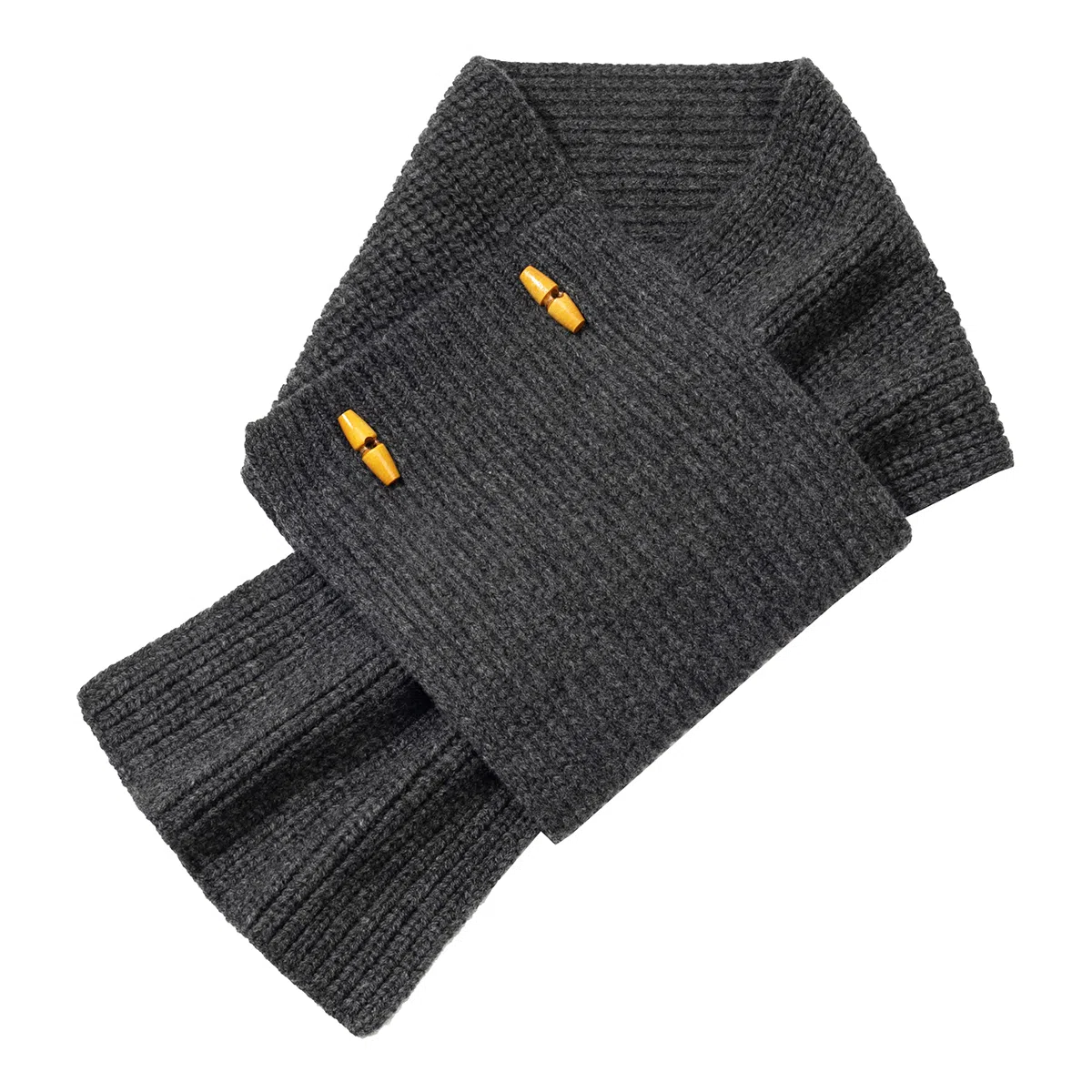 Yimi Huasha Vintage Toggle Wool Neck Warmer
