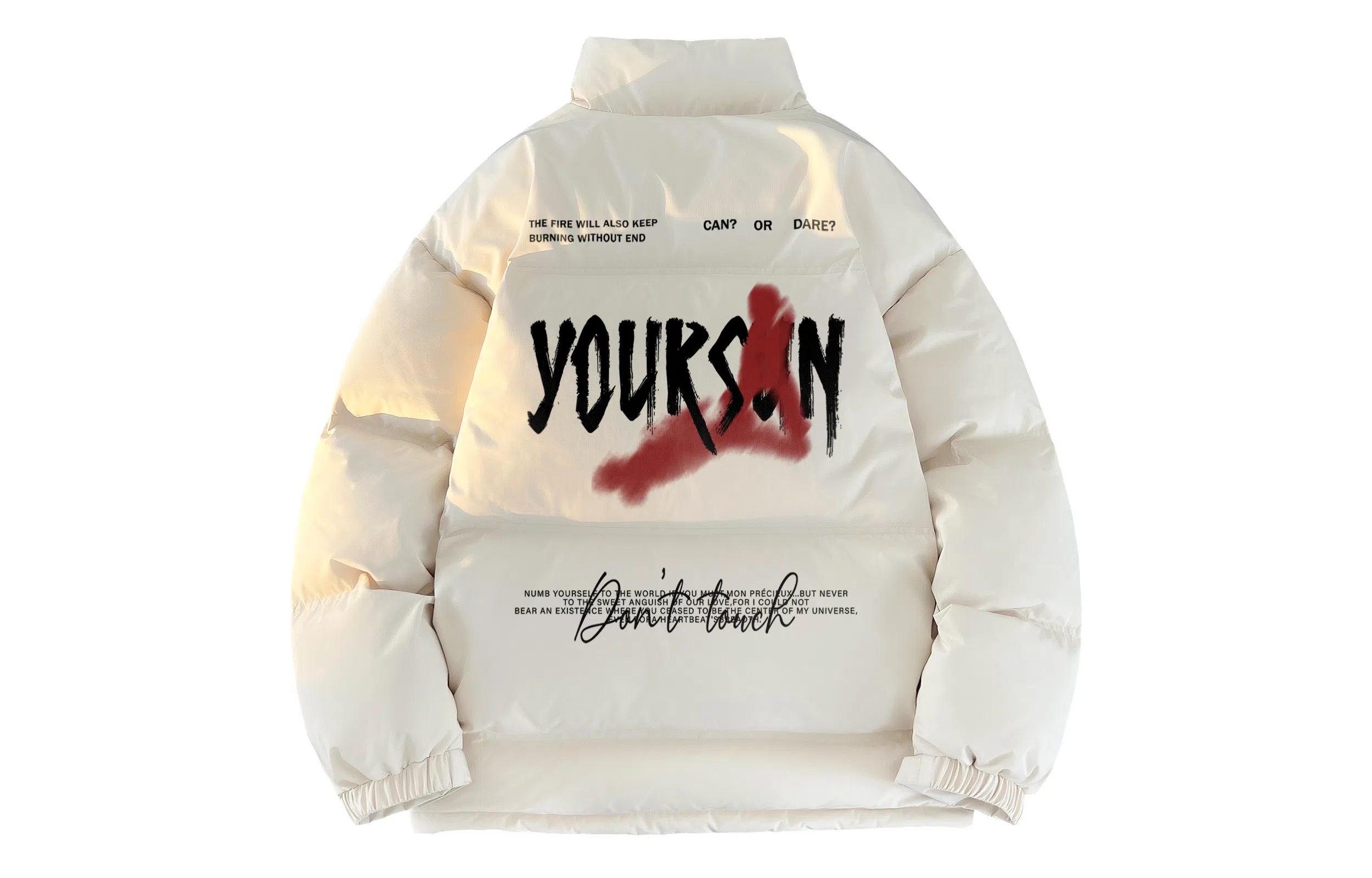 Yiershuang Outdoor Graffiti Down Jacket