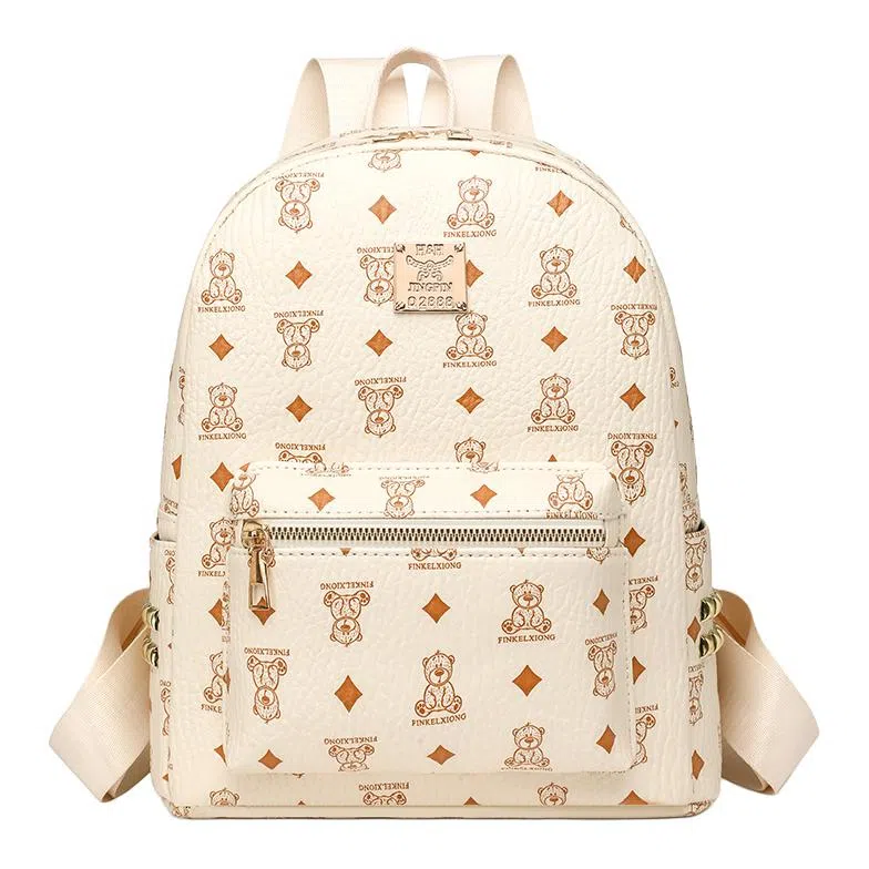 BARNHORST Bear Print Backpack