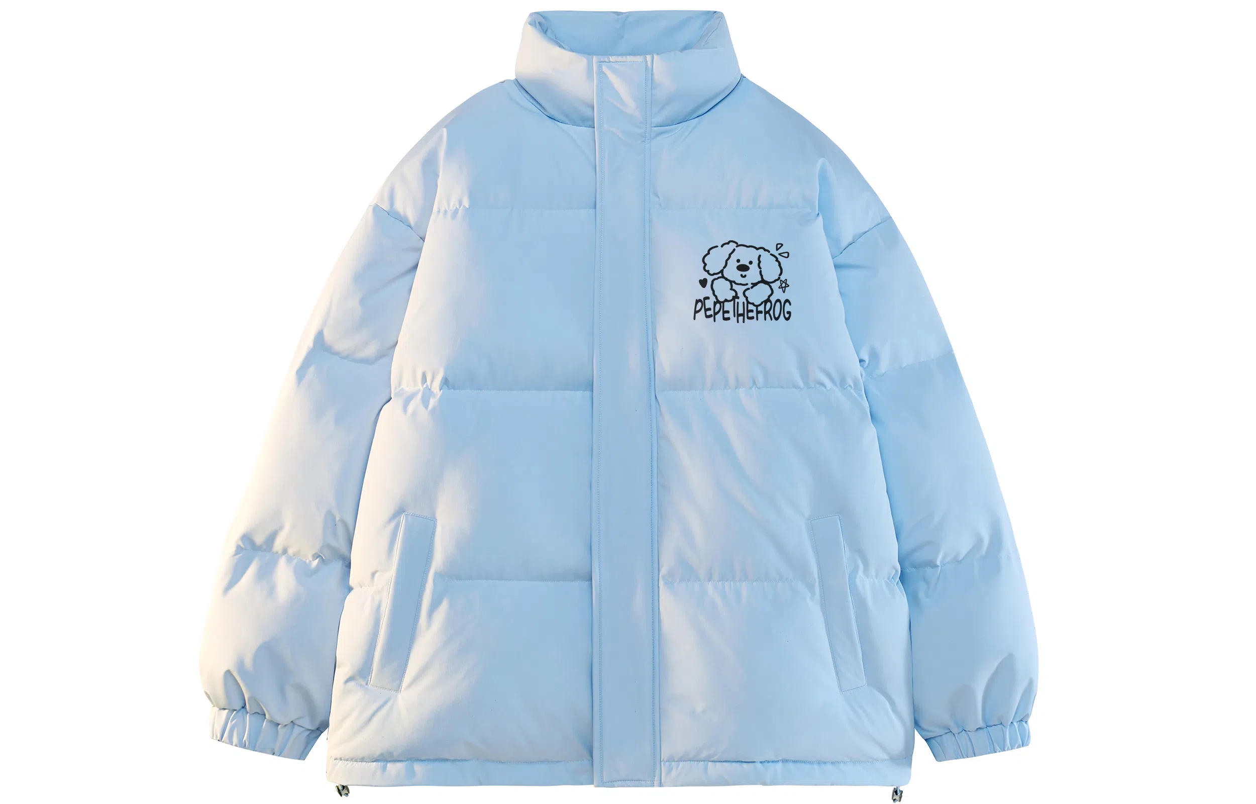 Pepe the Frog Long Sleeve Puffer Jacket