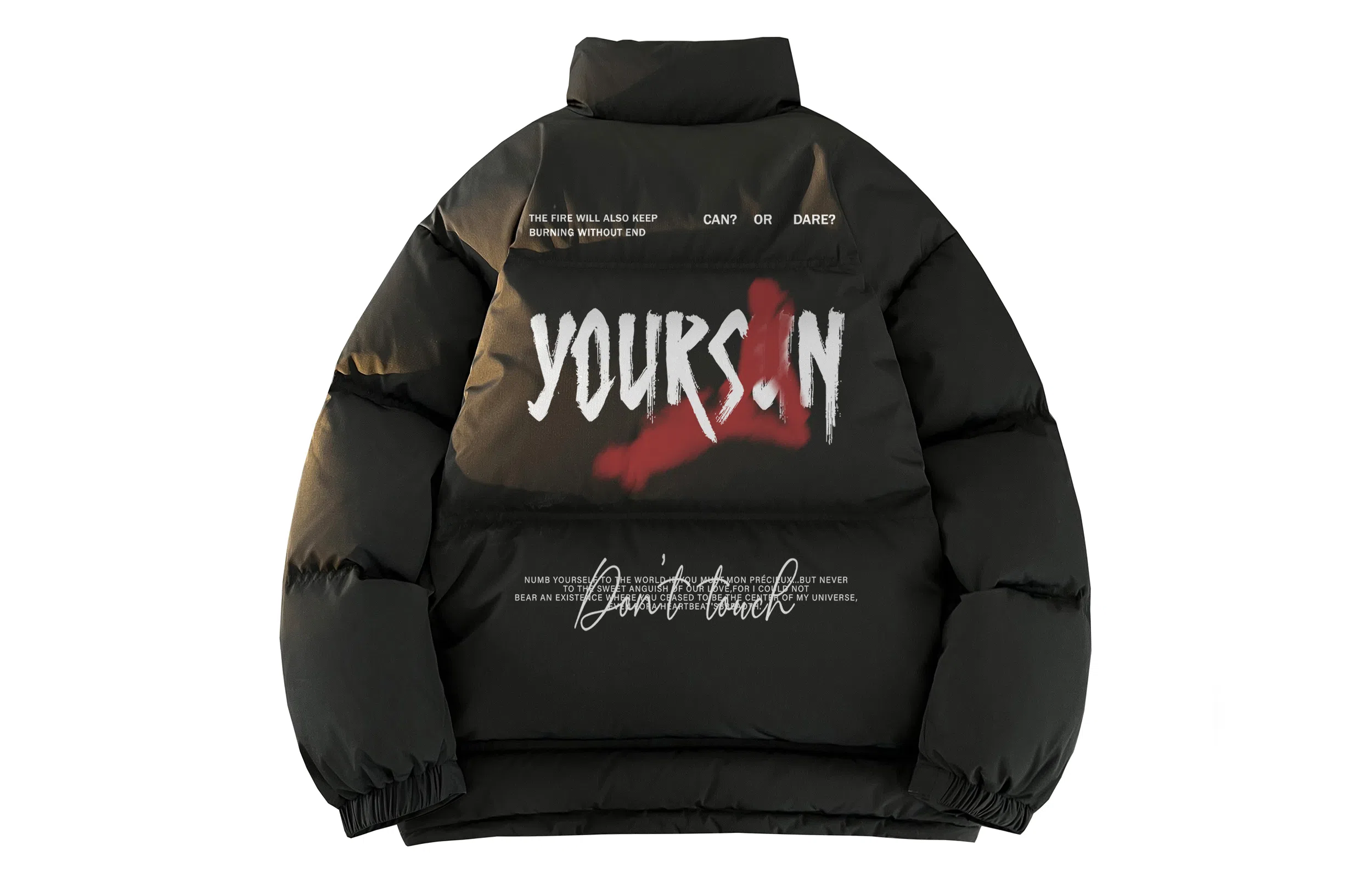 Yiershuang Outdoor Graffiti Down Jacket