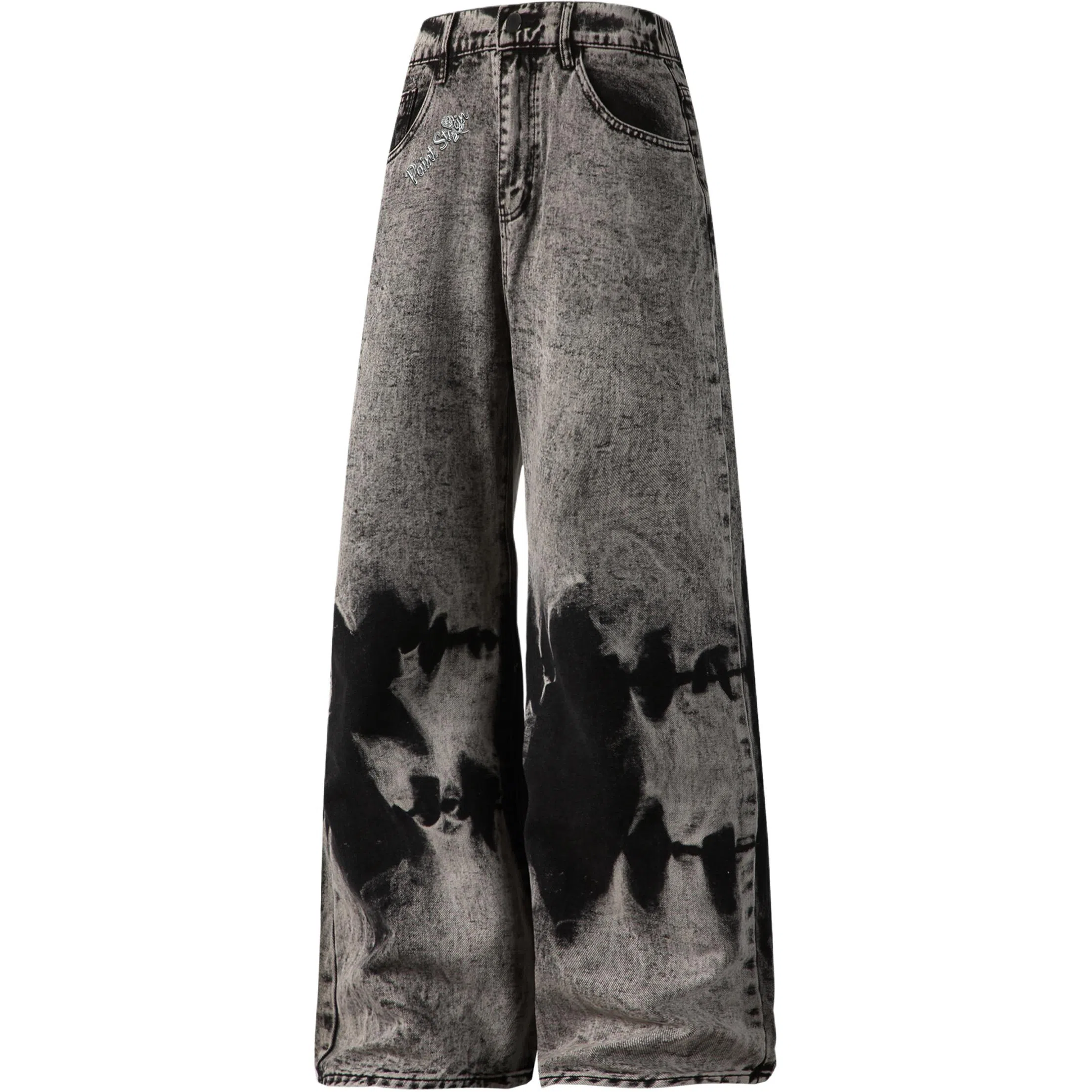 PAINT STAIN Denim Pants
