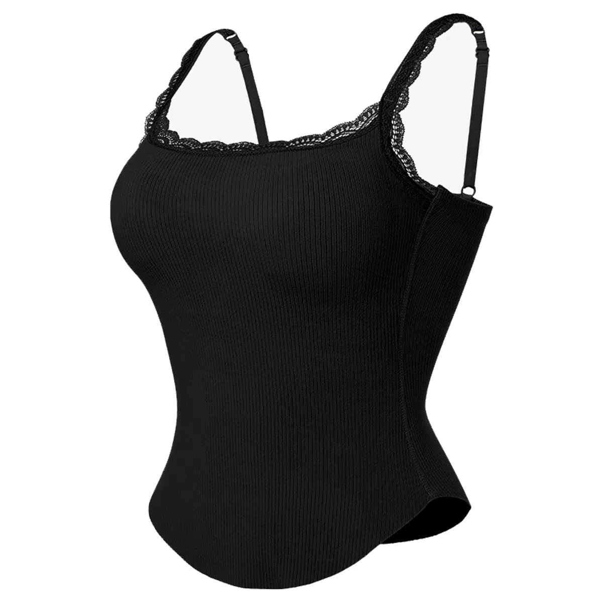 二三二三 轻薄温暖蕾丝优雅打底衣吸汗透气亲肤柔软运动衣日常通勤跑步健身瑜伽舞蹈骑行衣背心 女款