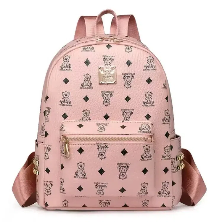 BARNHORST Bear Print Backpack