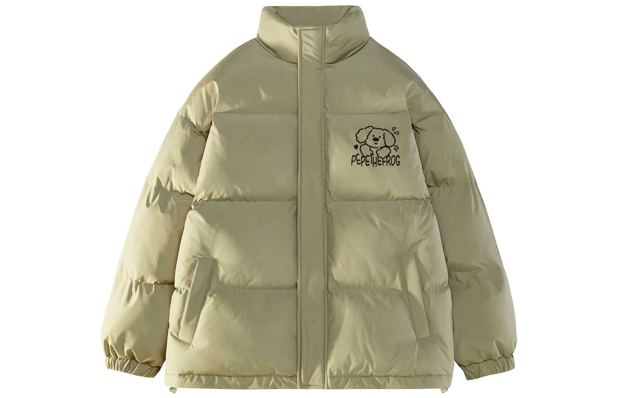 Pepe the Frog Long Sleeve Puffer Jacket