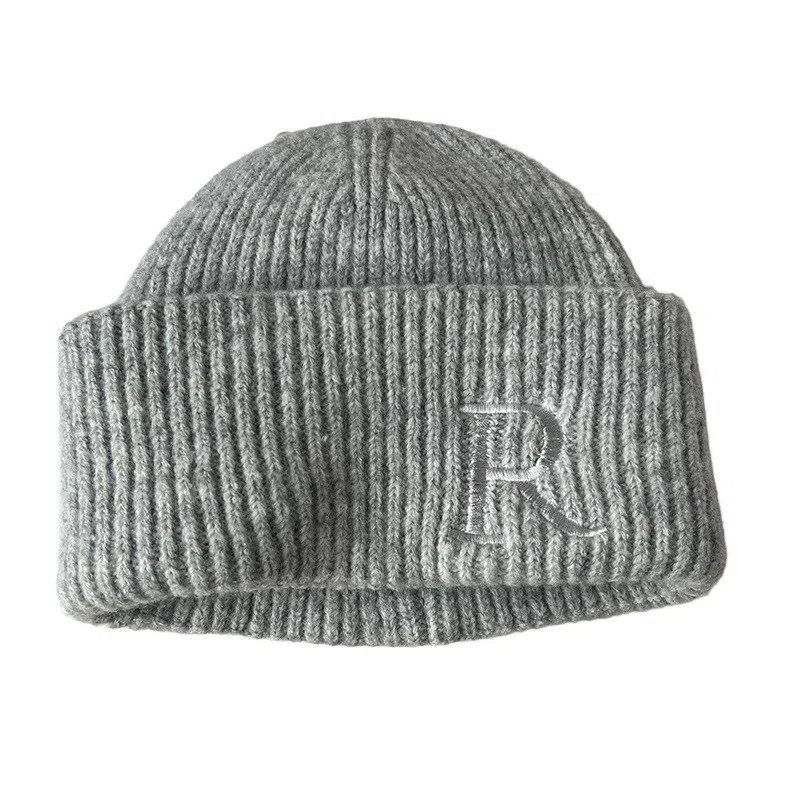 恩僾德 奶呼呼帽子女堆堆小众高颜值秋冬季加厚百搭冷帽大头围保暖显脸小针织 腈纶 绒线帽 男女同款情侣款