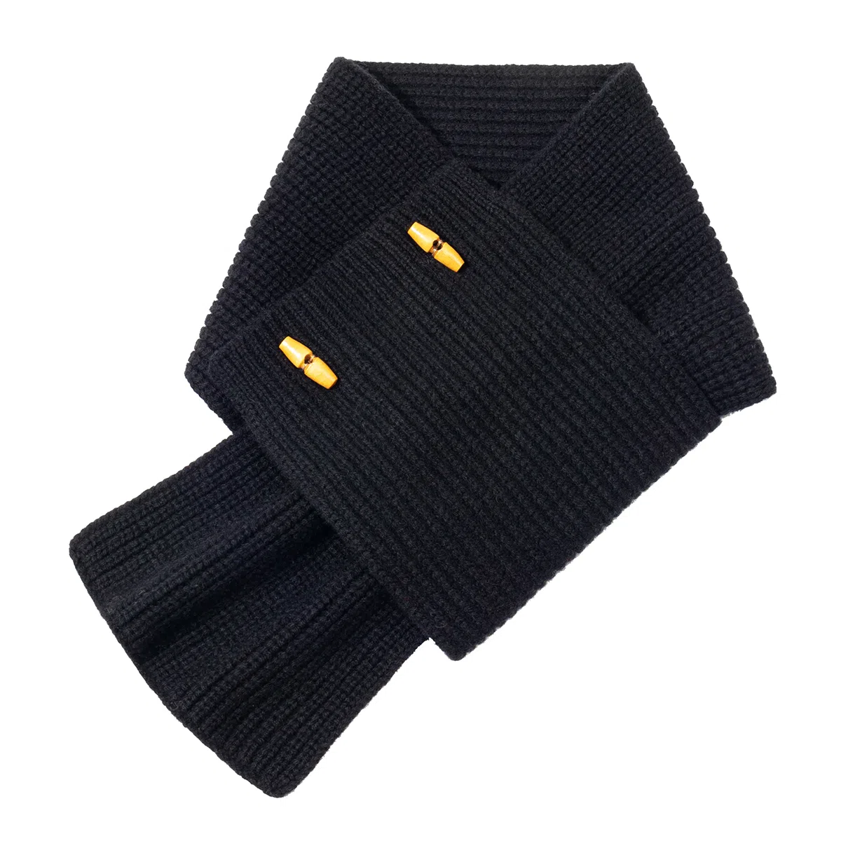Yimi Huasha Vintage Toggle Wool Neck Warmer