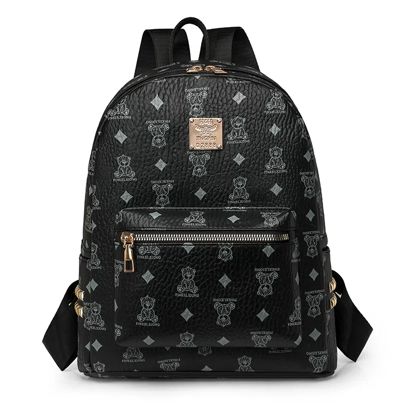 BARNHORST Bear Print Backpack
