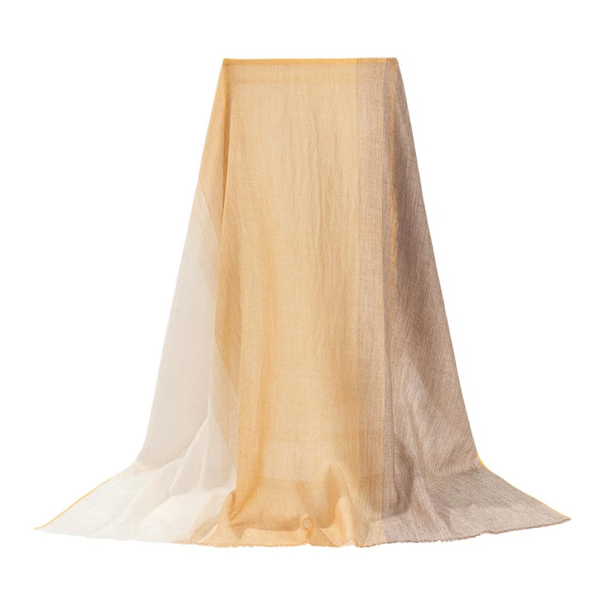 一米画纱 轻盈柔软舒适优雅时尚水溶色织格空调披肩户外保暖 绵羊毛 绒线围巾 女款