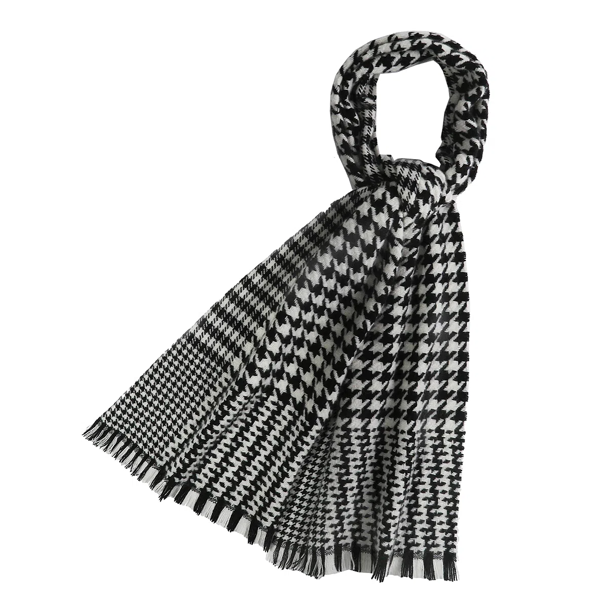 一米画纱 温暖柔软优雅舒适日式暖糯厚实色织格细腻亲肤保暖披肩青春洋气时尚 绵羊毛 绒线围巾 女款