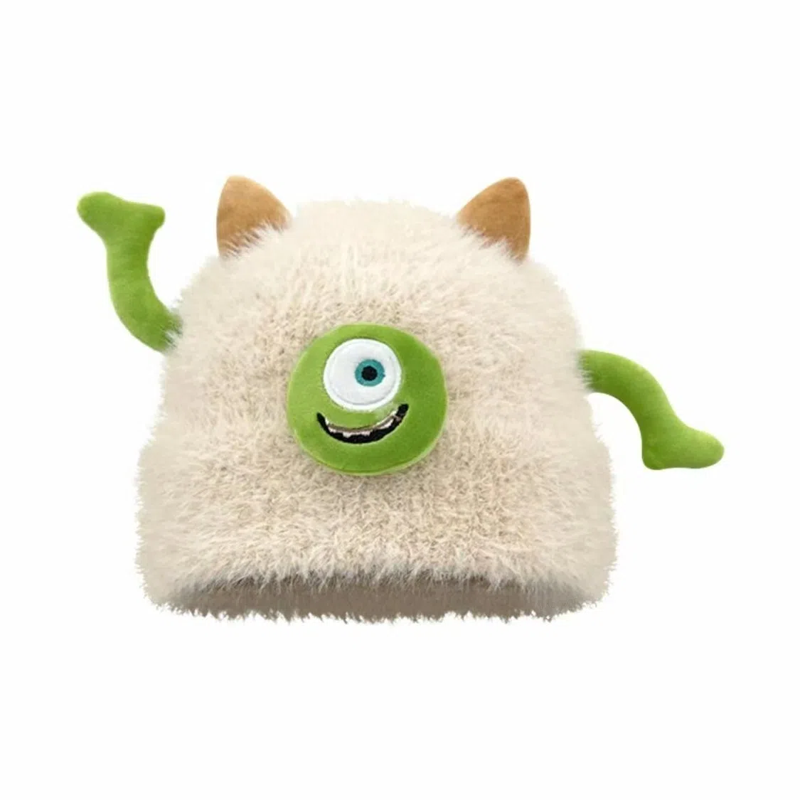恩僾德 卡通搞怪小怪兽独眼仔加厚护耳 涤纶 绒线帽 男女同款情侣款