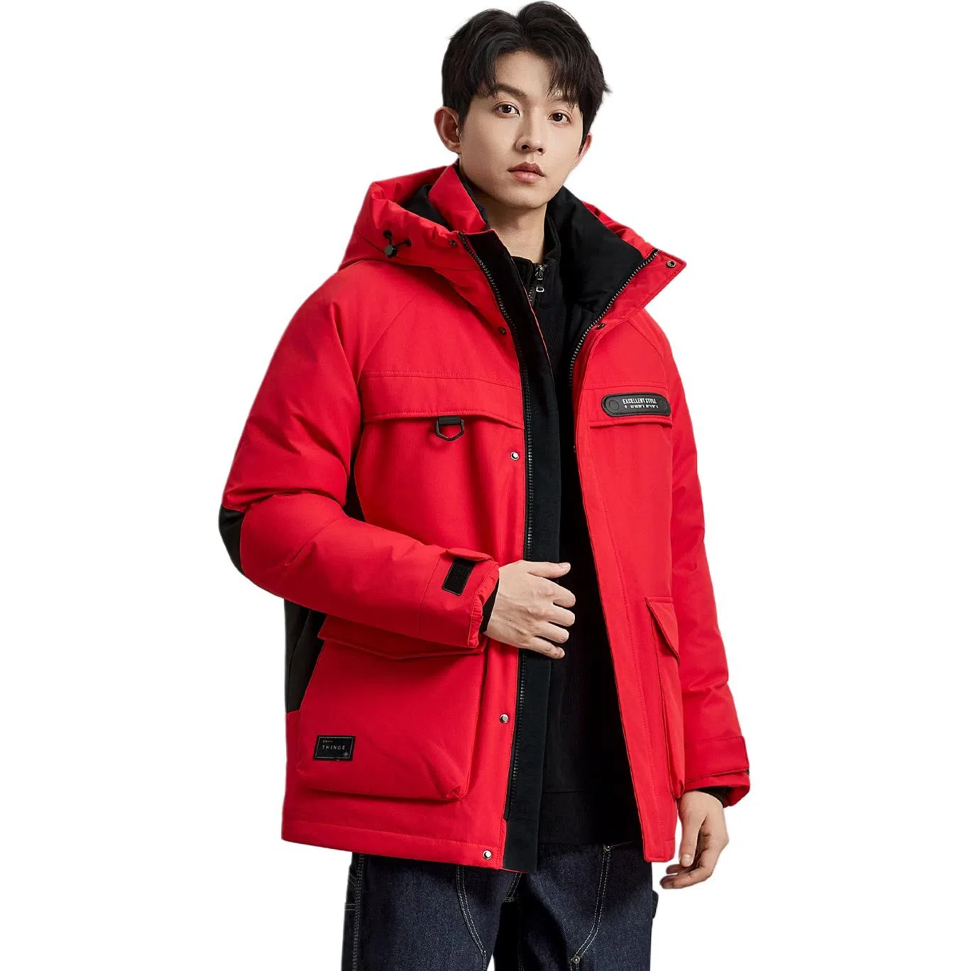 Fairwhale Urban Down Jacket Red