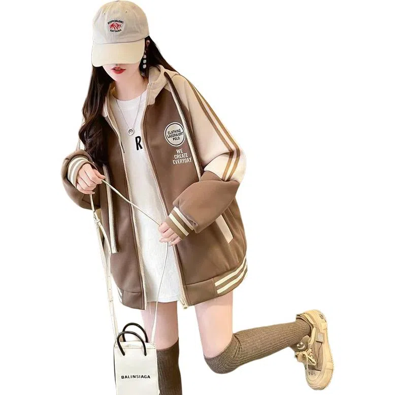 邦固依品 百搭初高中学生小个子棒球服 女款