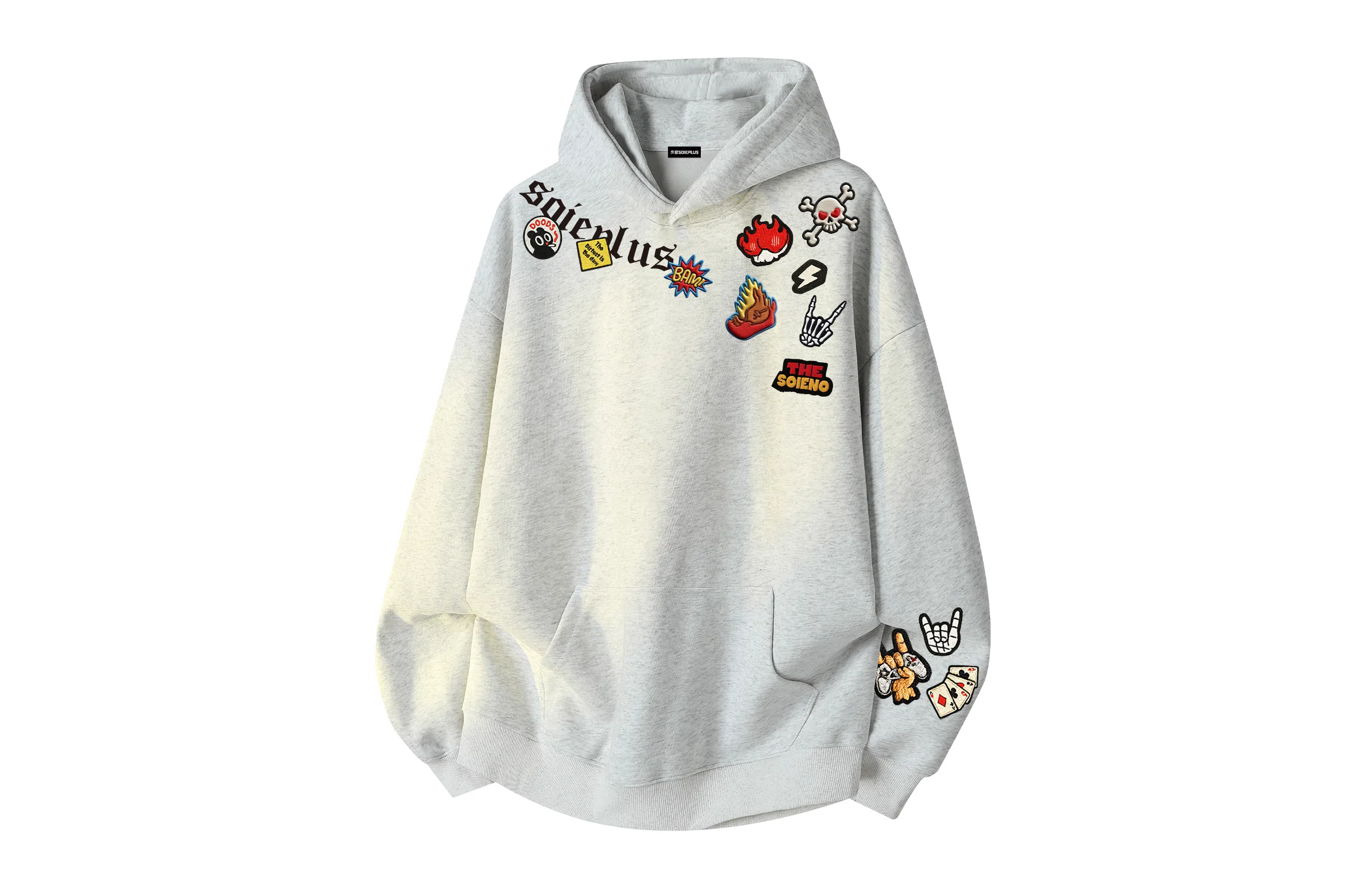 SOIEPLUS Skull Hoodie