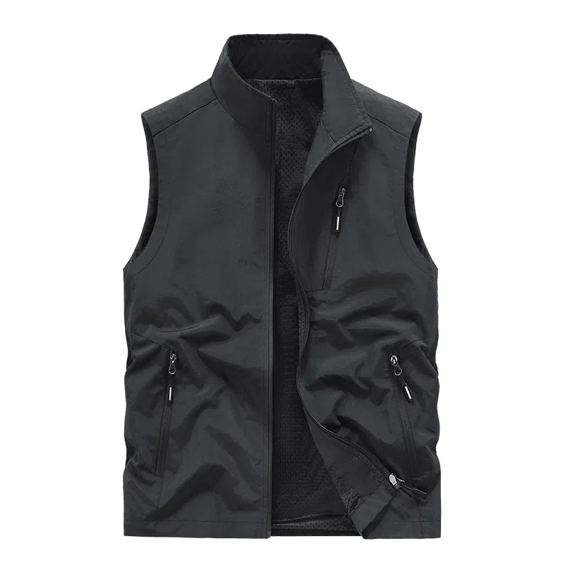 爱爸爸 无袖立领百搭马甲 男女同款