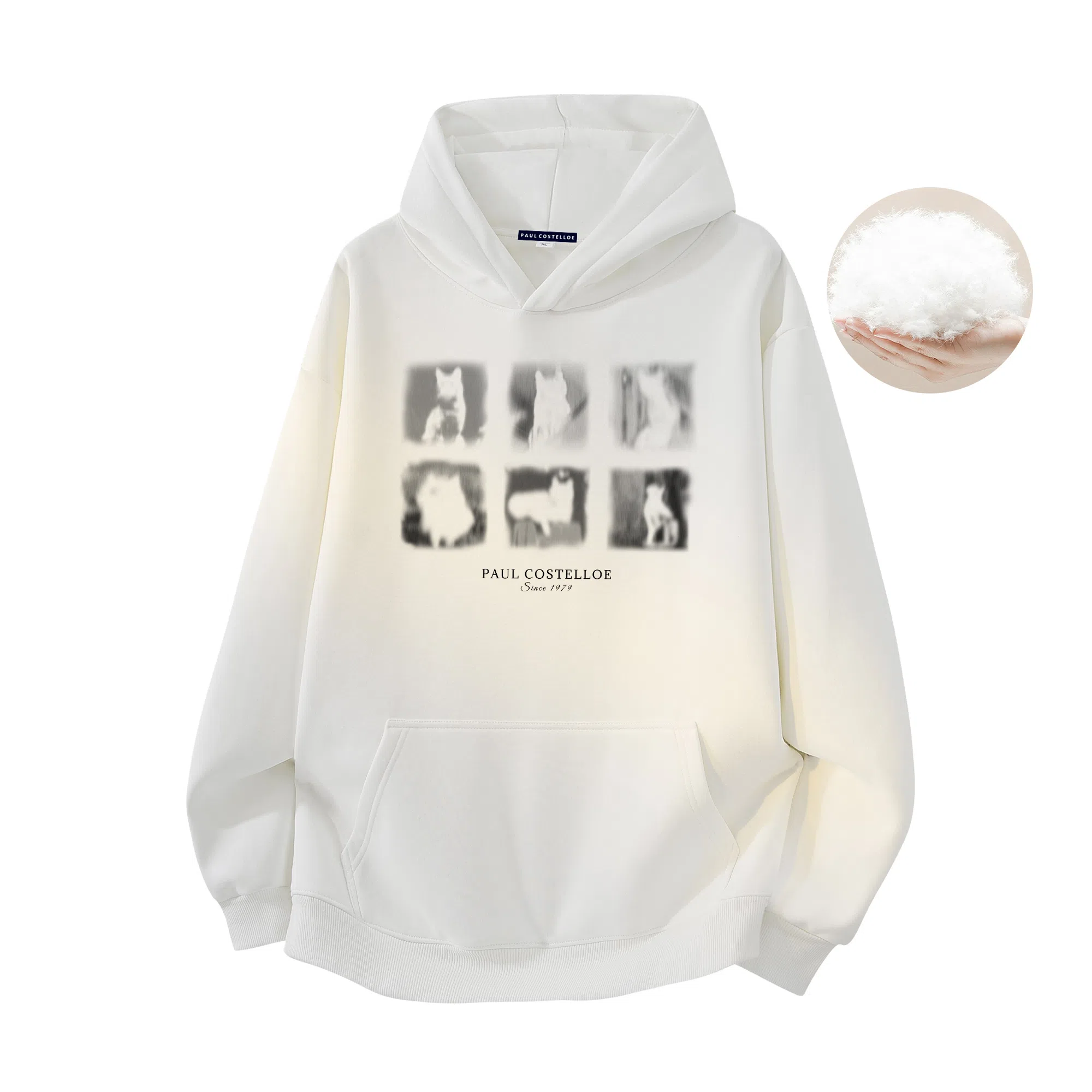 PAUL COSTELLOE Down Hoodie