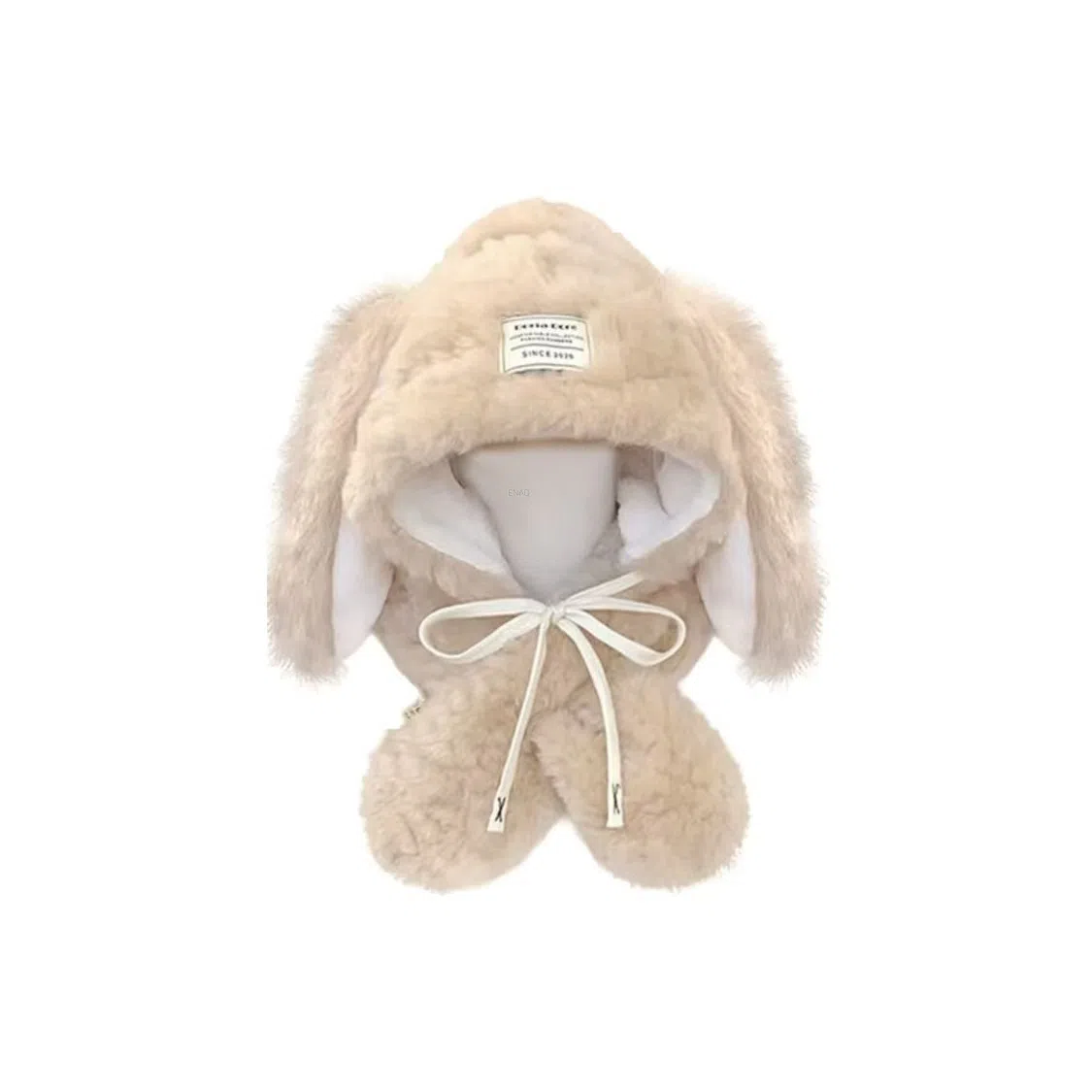 恩僾德 高颜值小众保暖护耳加厚显脸小 聚酯纤维 帽子 男女同款情侣款