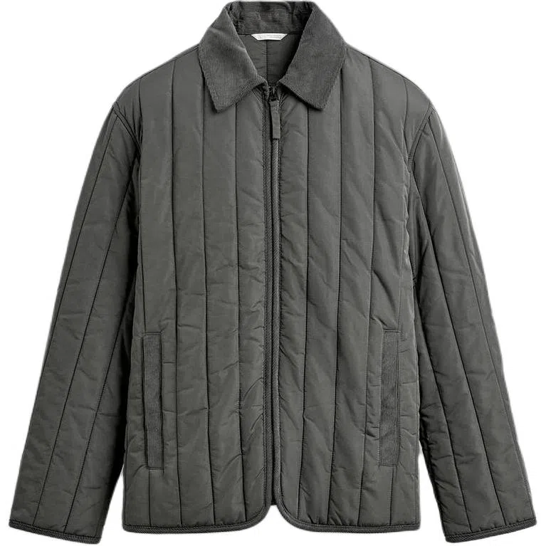 ZARA Slim Fit Patchwork Cotton Jacket