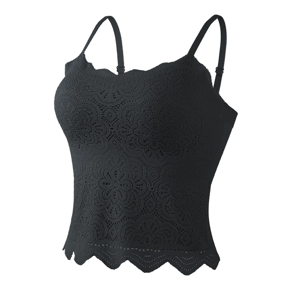 二三二三 舒适柔软防静电软支撑打底衣高弹无钢圈隐形无痕保暖衣日常通勤跑步健身瑜伽舞蹈衣背心 女款