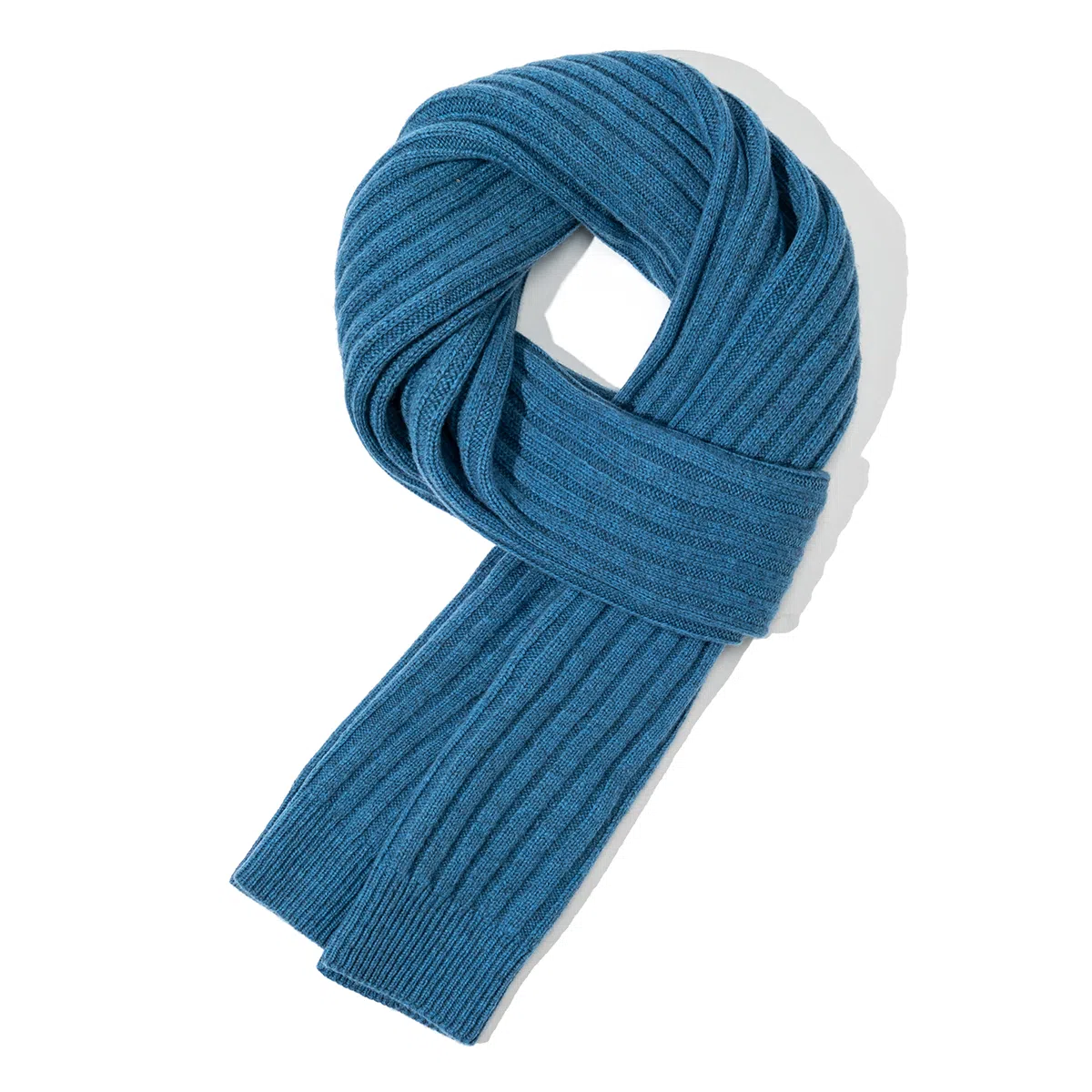 一米画纱 简约可爱舒适时尚加厚针织保暖纯色小巧防风防寒脖套外搭大衣 绵羊毛 绒线围巾 男女同款情侣款