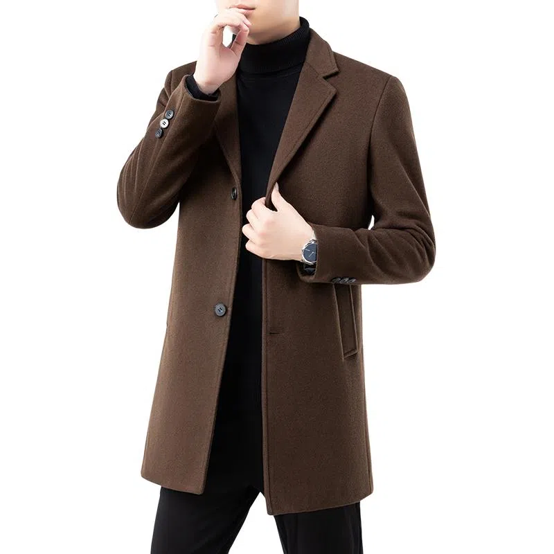 Laoyeche 2025 Mid-Length Casual Coat