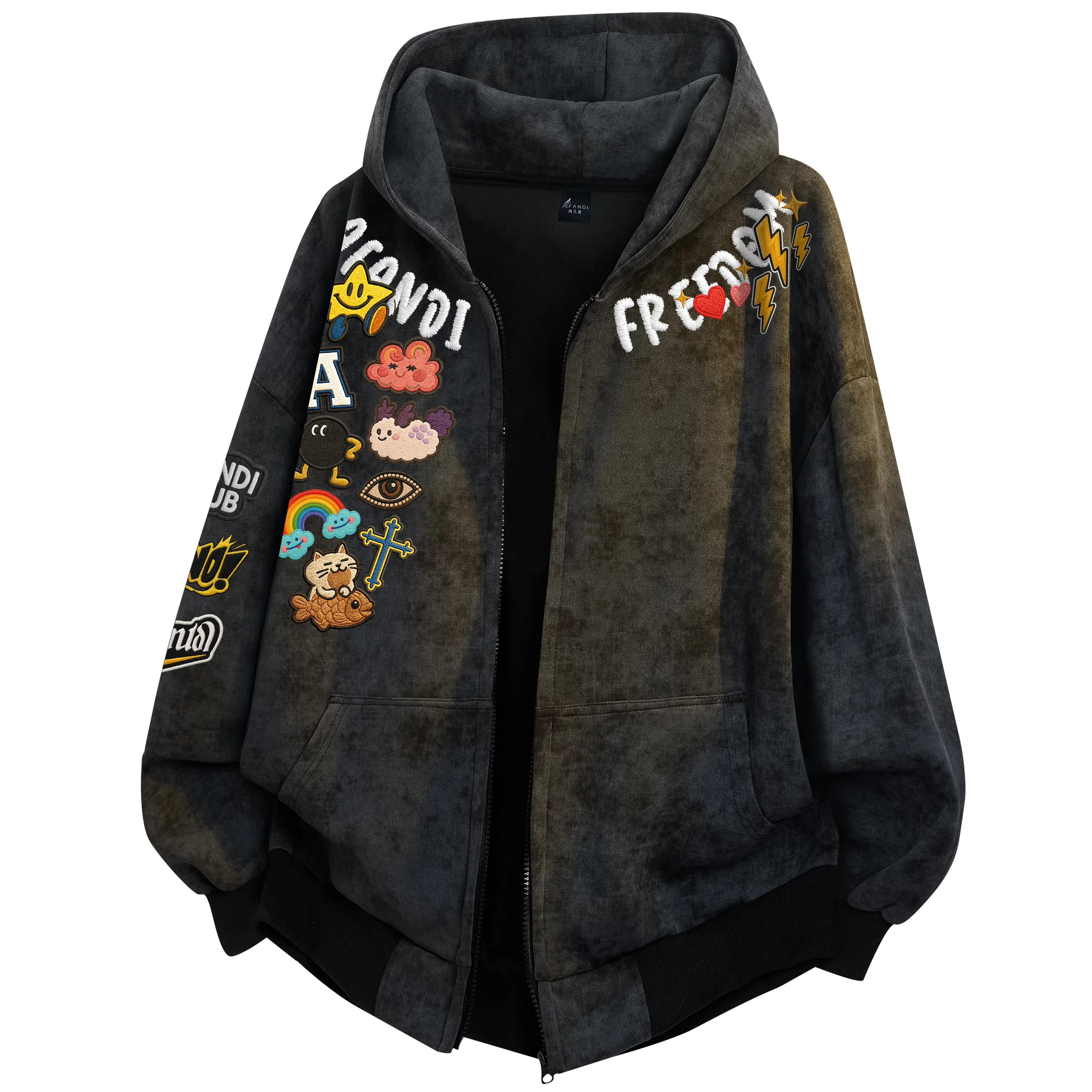 Avandi Hoodie Zipper Cardigan