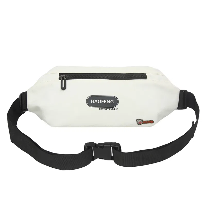 小猪班纳 轻便斜挎包潮牌日系简约 尼龙 胸包 常规 男女同款情侣款 多色