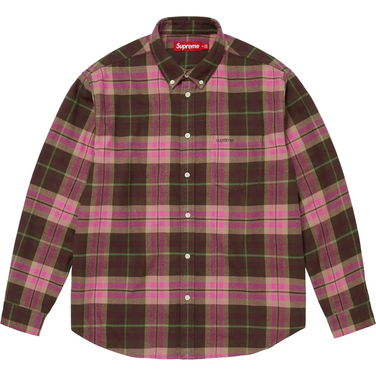 Supreme FW25 Plaid Flannel Shirt