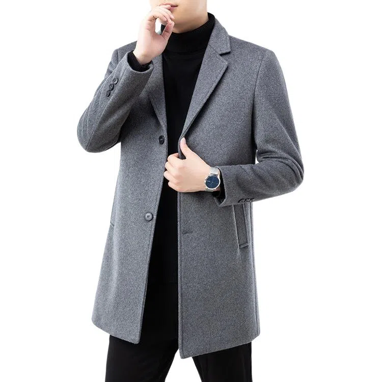 Laoyeche 2025 Mid-Length Casual Coat