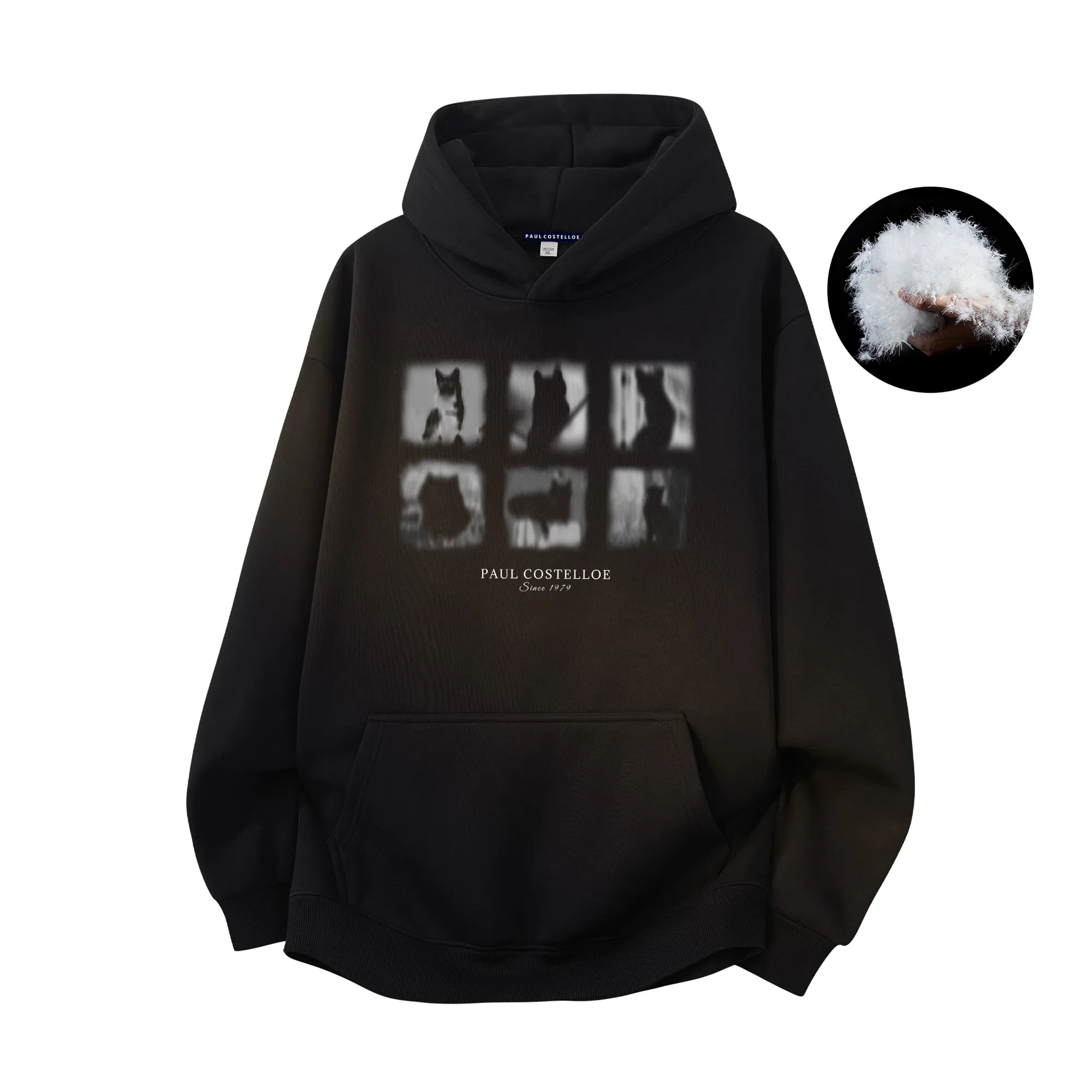 PAUL COSTELLOE Down Hoodie