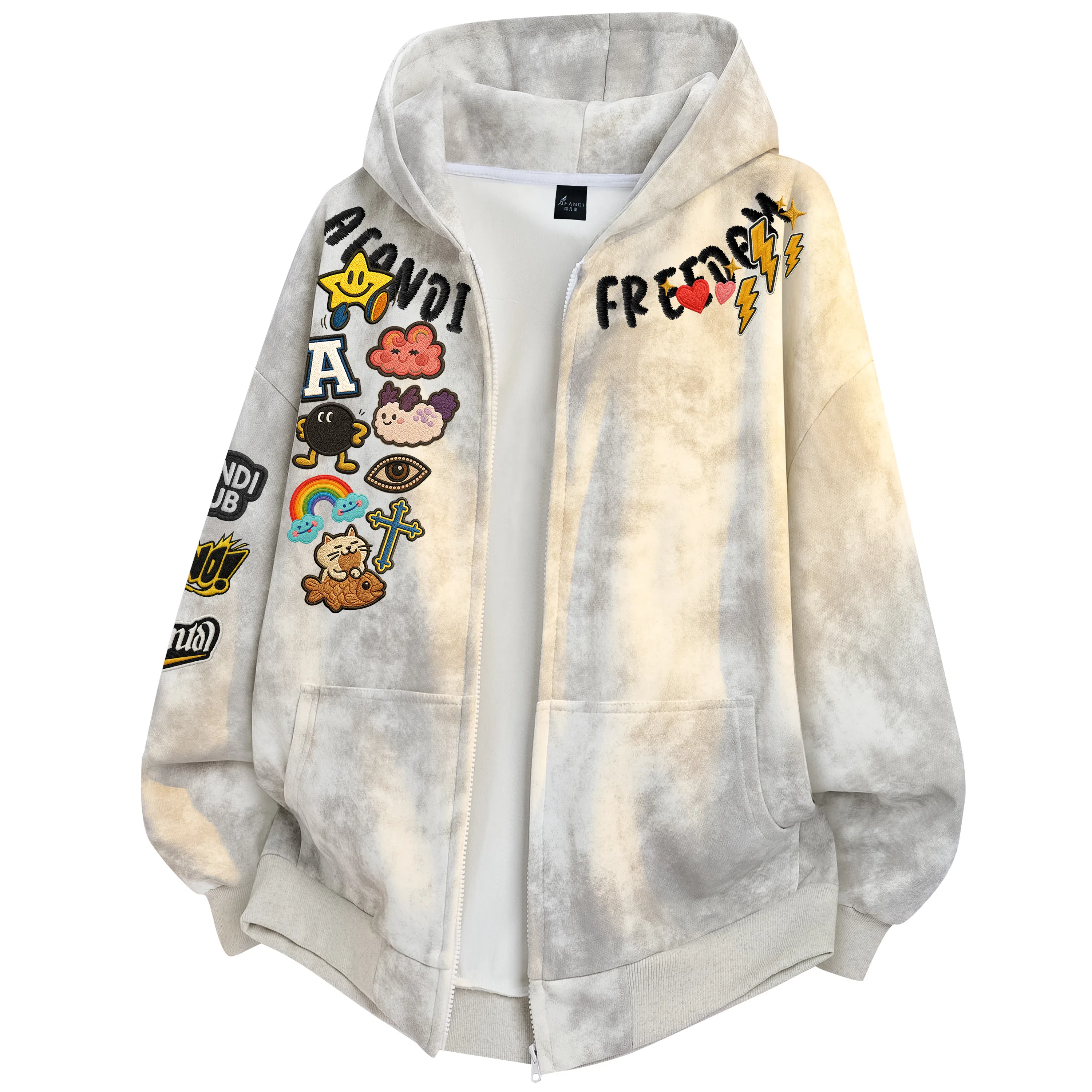 Avandi Hoodie Zipper Cardigan