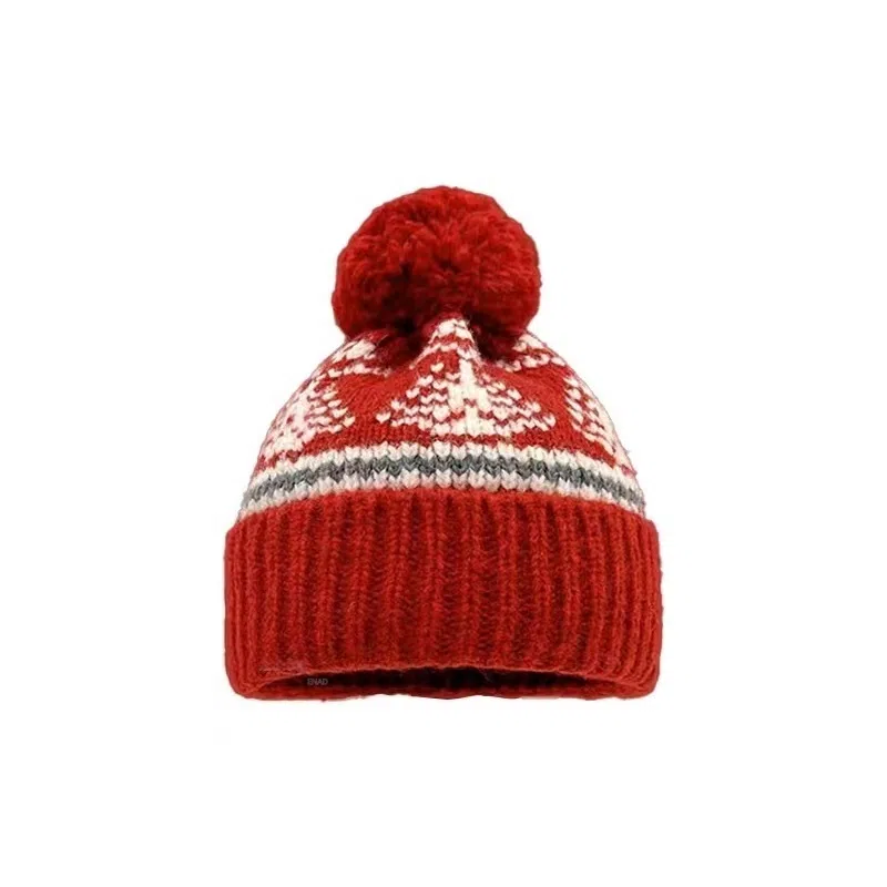 恩僾德 小众高颜值复古费尔岛风加厚保暖显脸小日系可爱 绒线 帽子 男女同款情侣款