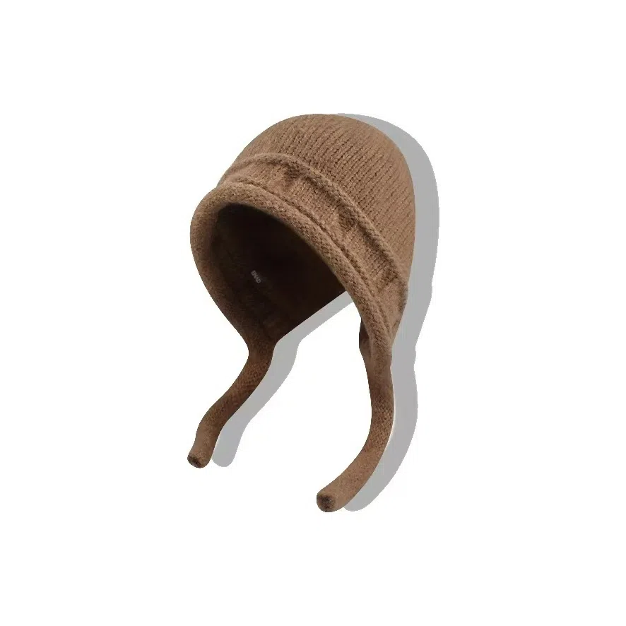 恩僾德 针织绑带包头出游百搭显脸小护耳 聚酯纤维 绒线帽 男女同款情侣款