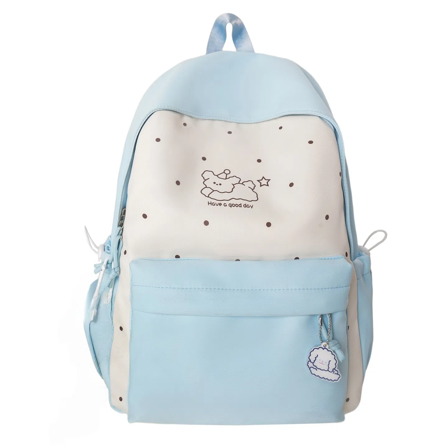 科物酷 小清新百搭设计简约洋气个性高级感通勤 尼龙 双肩包 常规 男女同款情侣款 多色