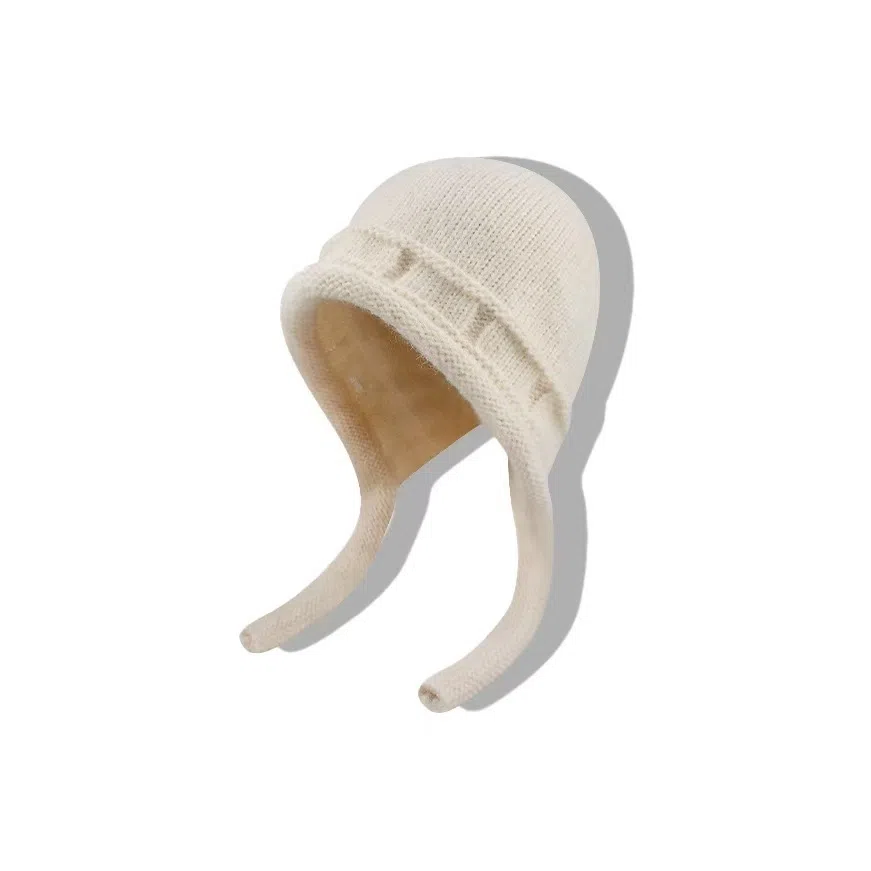 恩僾德 针织绑带包头出游百搭显脸小护耳 聚酯纤维 绒线帽 男女同款情侣款